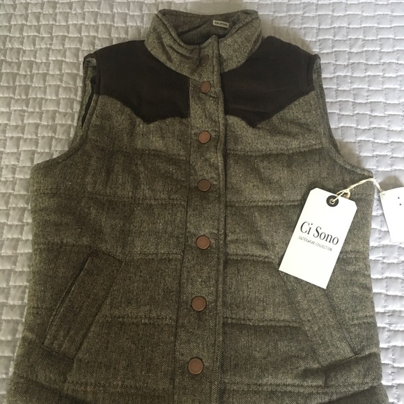 Ci Sono Jackets & Blazers - Ci Sono Outerwear Collection Vest Brand New